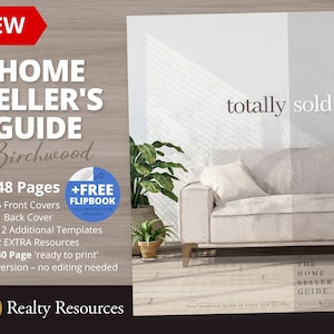 Listing Presentation, Seller Guide, Seller Packet, Real Estate Marketing, Business Templates, CMA, Modern Realtor, Canva Templates Digital