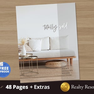 Listing Presentation, Seller Guide, Seller Packet, Real Estate Marketing, Modern Realtor Business Template, Canva Templates Digital Download