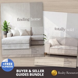 Real Estate Buyer Seller Guide Bundle,  Listing Presentation for Real Estate, Buyer Packet, Seller Packet, Realtor Marketing Canva Templates