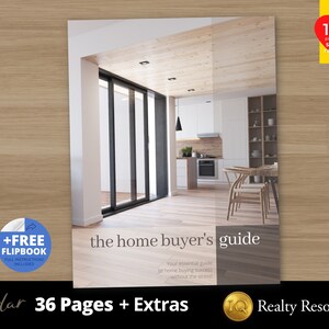 Buyer Presentation, Buyer Guide, Buyer Packet, Real Estate Marketing, Modern Realtor, Buyer Questionnaire, Cavna Template Digital Download
