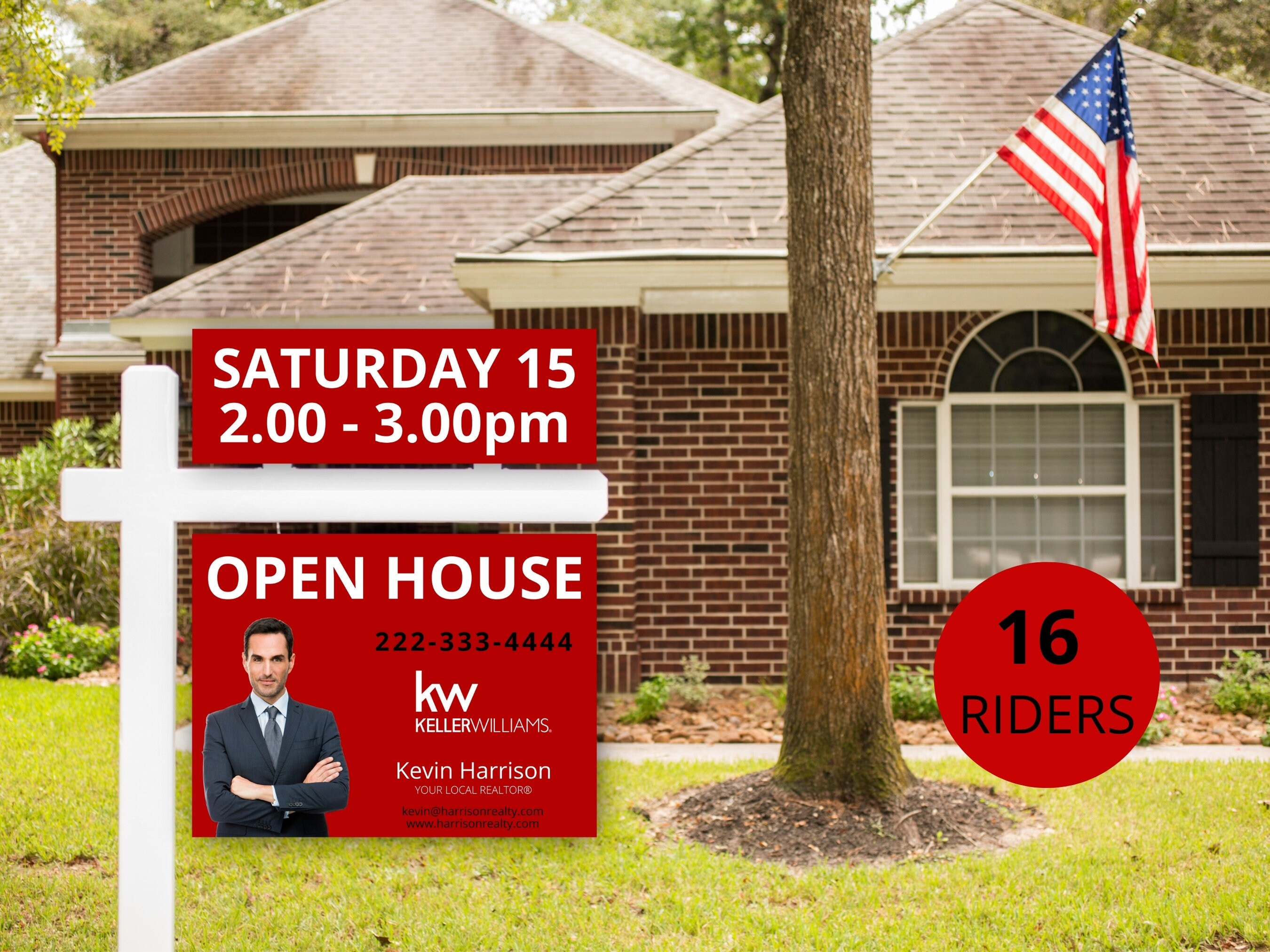 Real Estate Yard Sign Bundle, KW Real Estate Signs, for Sale Yard Sign