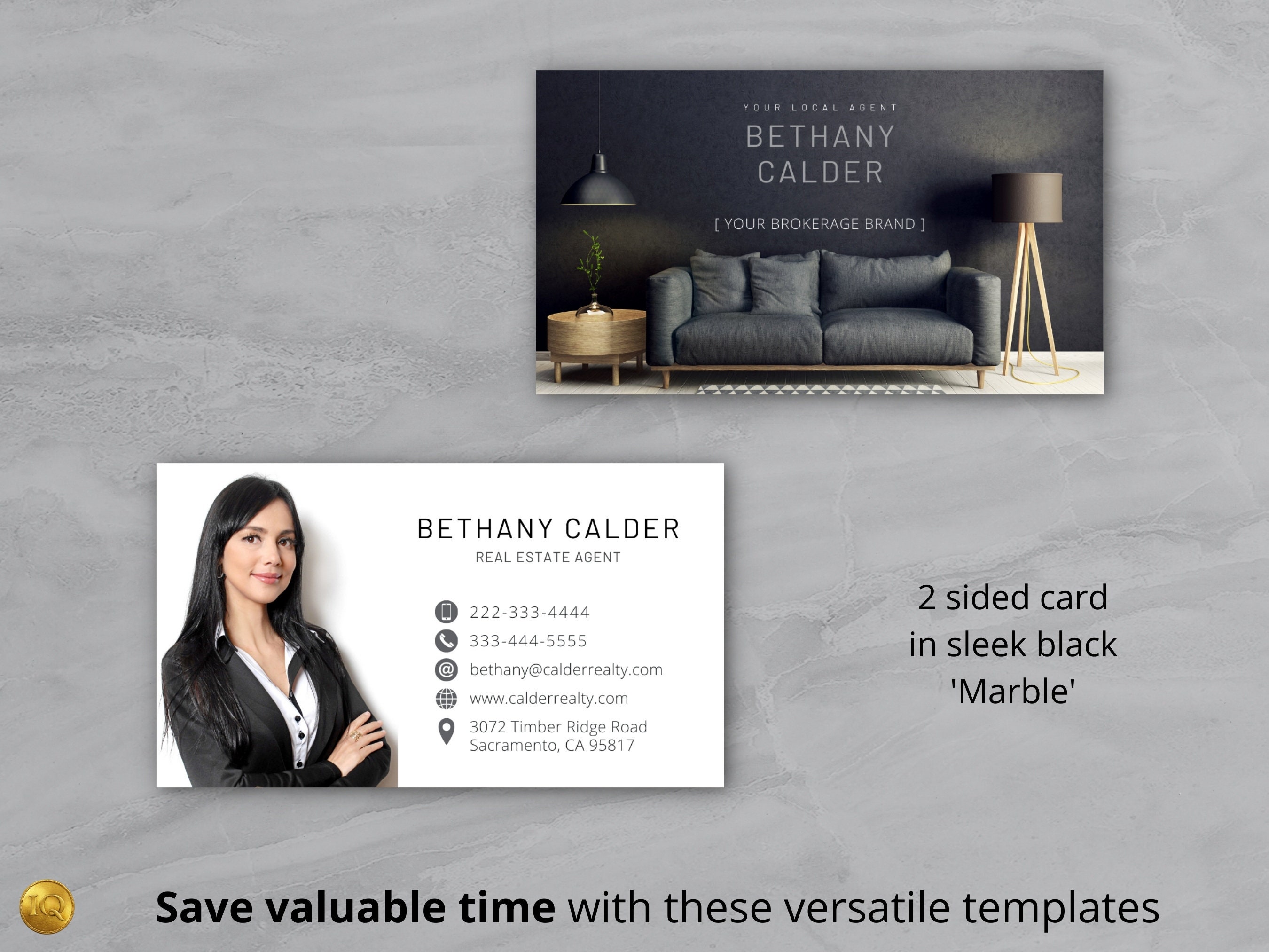 Business Card Templates, Real Estate Business Card and Digital Business ...