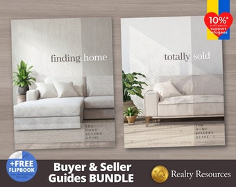 listing presentation kit real estate Buyers Sellers Guide Bundle, Listing Presentation for Real Estate, Buyer Packet, Seller Packet Real Estate Marketing Realtor Canva Templates