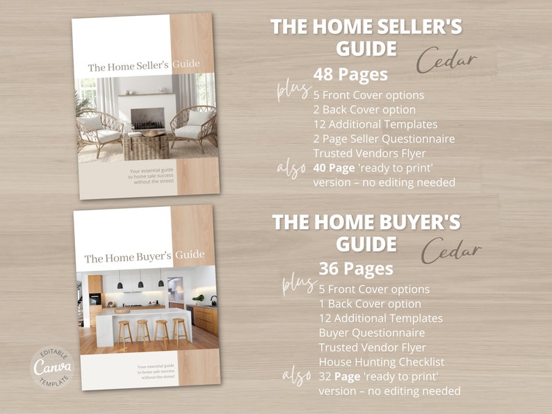 Real Estate Buyer Seller Guide BUNDLE, Listing Presentation, Buyer ...