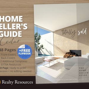 Listing Presentation, Seller Guide, Seller Packet, Real Estate Marketing, Modern Realtor Business Templates Canva Templates Digital Download