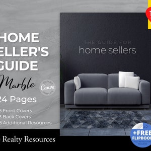 Listing Presentation for Real Estate, Seller Guide, Seller Packet, Questionnaire, Real Estate Marketing, Canva Templates, Digital Download