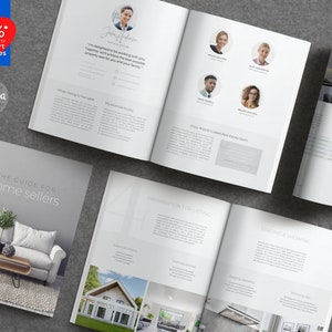 Listing Presentation, Real Estate Sellers Guide, Seller Packet, Real Estate Marketing, Business Marketing, Canva Templates, Digital Download