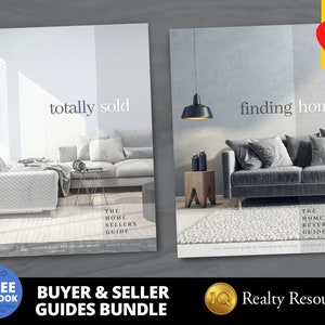 Listing Presentation for Real Estate, Buyer Seller Guide Bundle, Buyer Packet,  Real Estate Marketing, Canva Templates, Digital Download