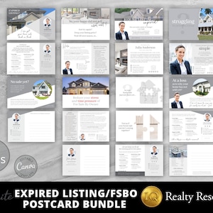 Immobilien Postkarte Vorlage, Abgelaufene Auflistung Postkarte BUNDLE, FSBO Postkarte, Landwirtschaft Postkarten, Makler Postkarte, Intro Postkarte, Canva
