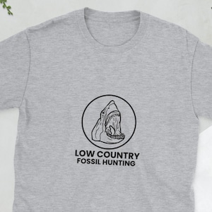 Fossil Hunting With Megalodon Shark Short-Sleeve T-Shirt