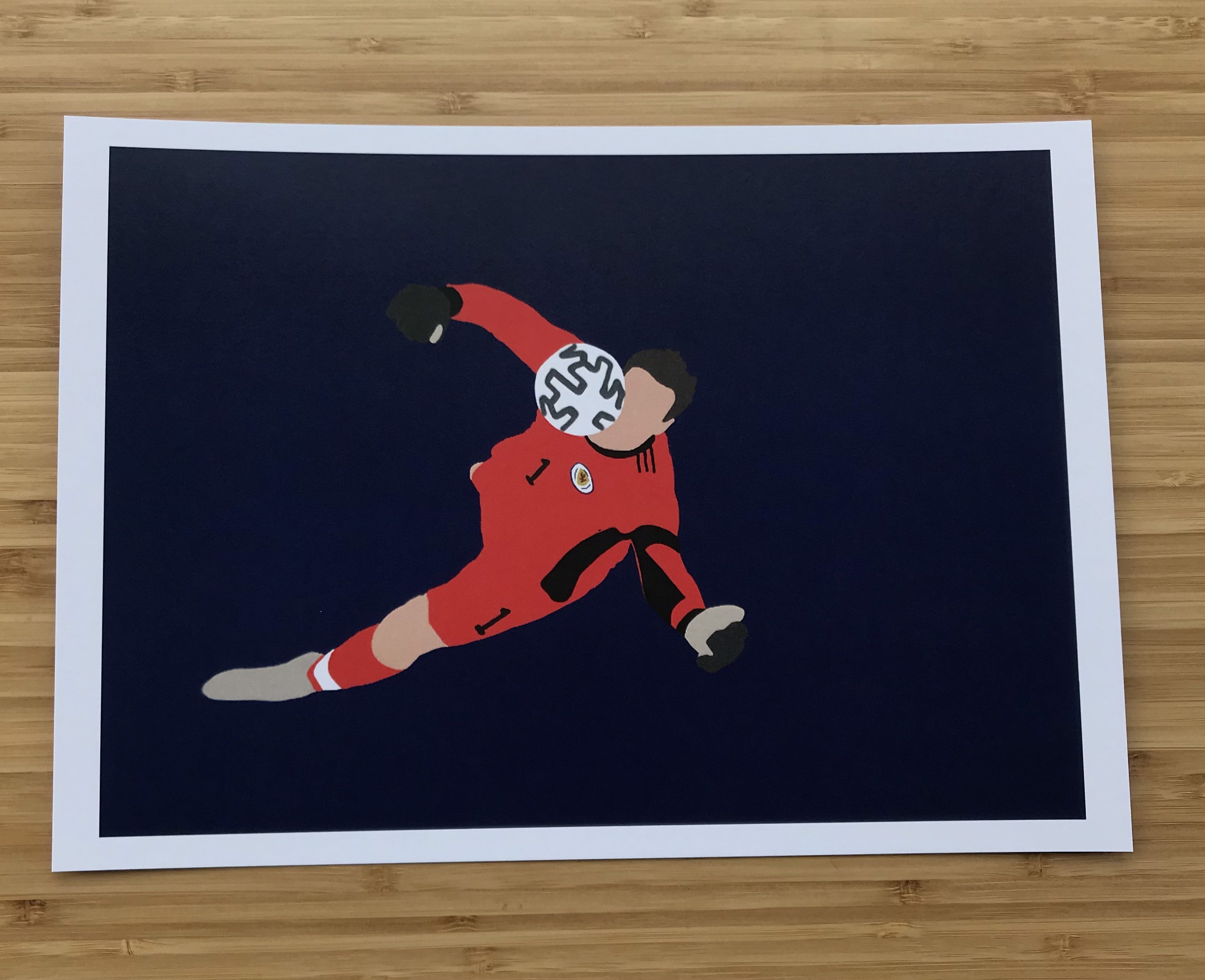 David Marshall Schottland Poster Fußball Druck | Etsy