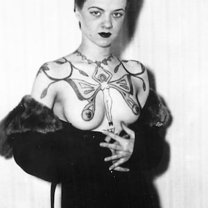Antique Tattoo Photograph Vintage Old School Tattoo Photos