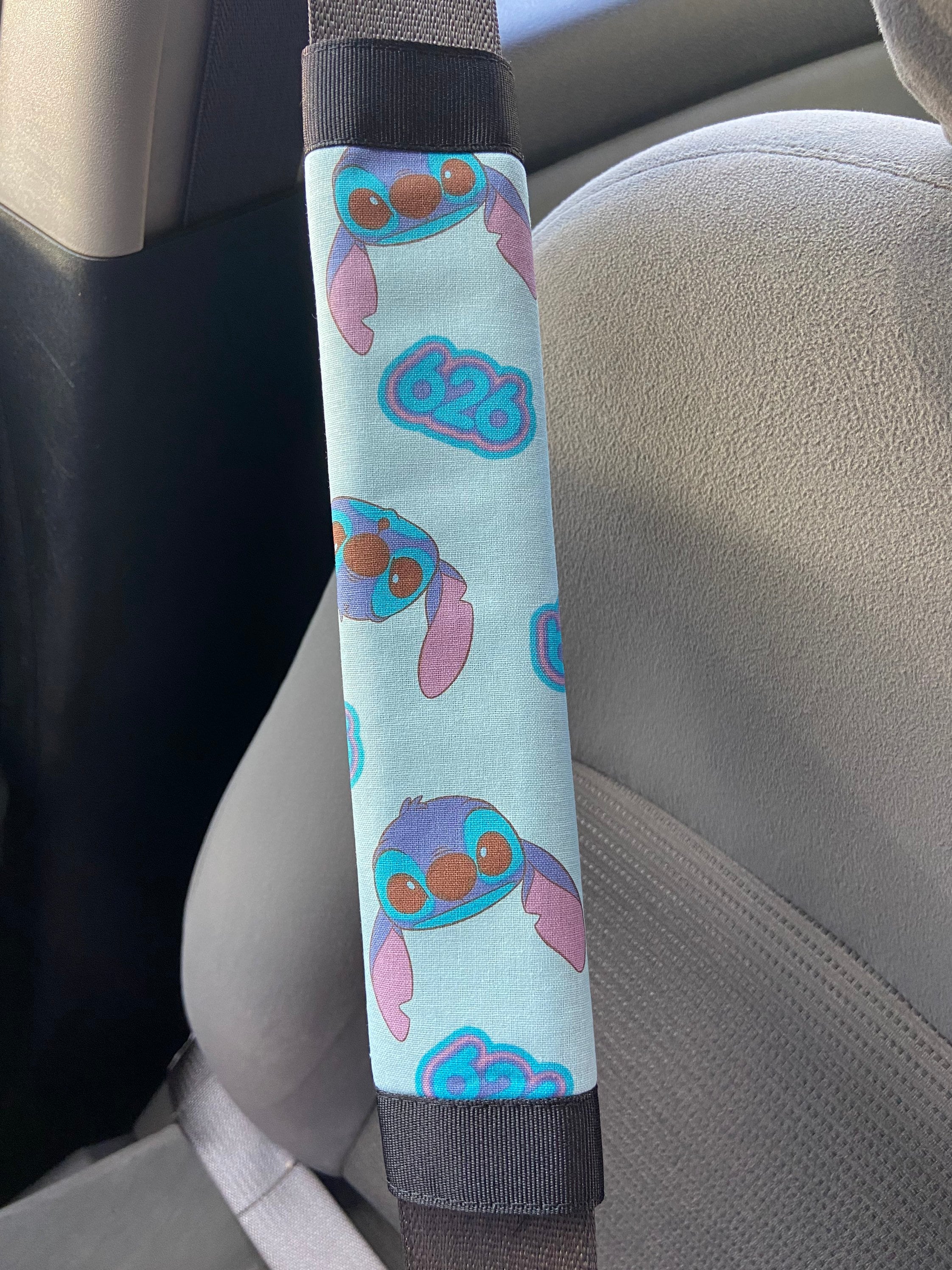 Stitch Seat Belt Covers Seat Belt Cover Car Seat Pad Seat Etsy
