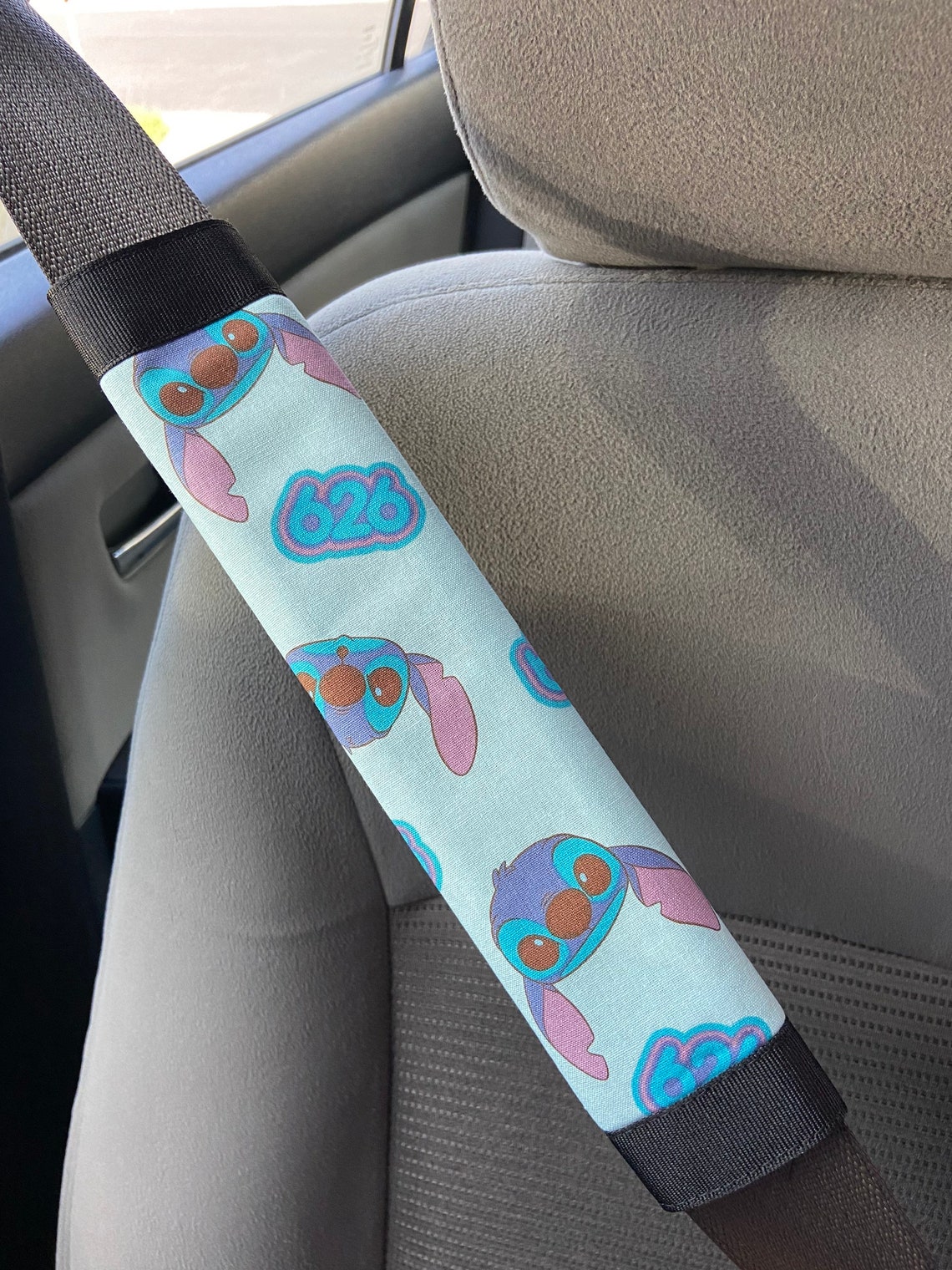 Stitch Seat Belt Covers Seat Belt Cover Car Seat Pad Seat Etsy