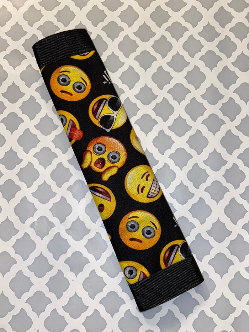 Emoji Heads Seat Belt Covers & Lanyard Bundle Seat Belt Etsy