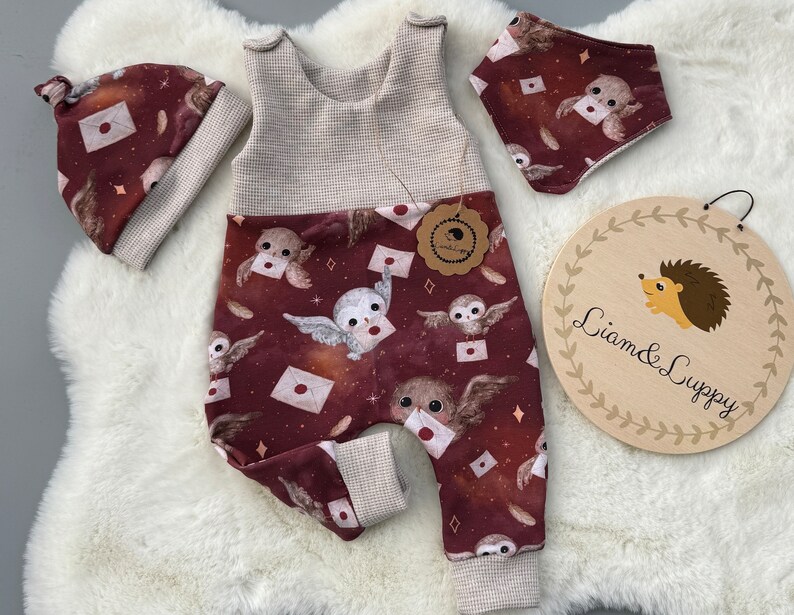 Baby Romper Romper Dungarees Baby Newborn Waffle Jersey Beige Romper