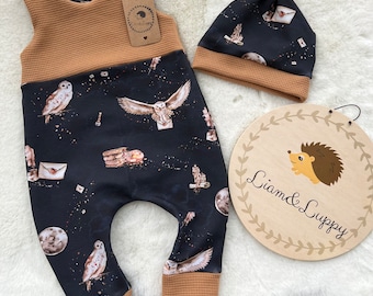 Romper dla niemowląt Romper Ogrodniczki Noworodek Wafel Jersey Camel Romper Spodnie Francuski Terry Magic School unisexe