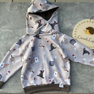 Handmade Hoodie Hooded Sweater Long Sleeve Shirt Children Boys Girls Magic School 56 62 68 74 80 86 92 98 104 110 116 122 128