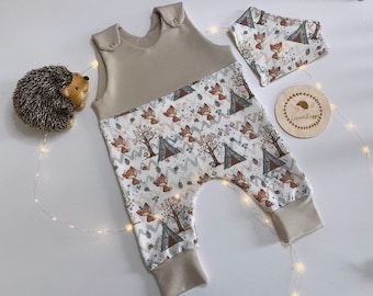 Baby romper, baby onesie, baby romper, birth gift, baby gift, woodland animal romper, fox romper, girl's/boy's romper