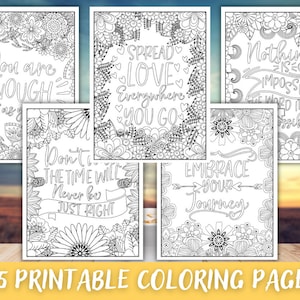 Custom Adult Coloring Books for Anxiety, ADHD & Depression