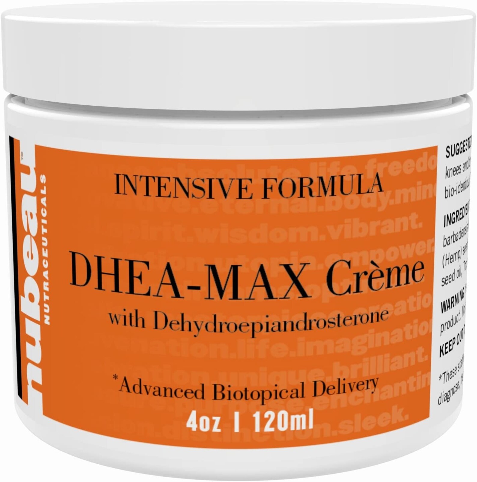 Nubeau DHEAMAX Creme Topical Men and Women Bioidentical DHEA Etsy