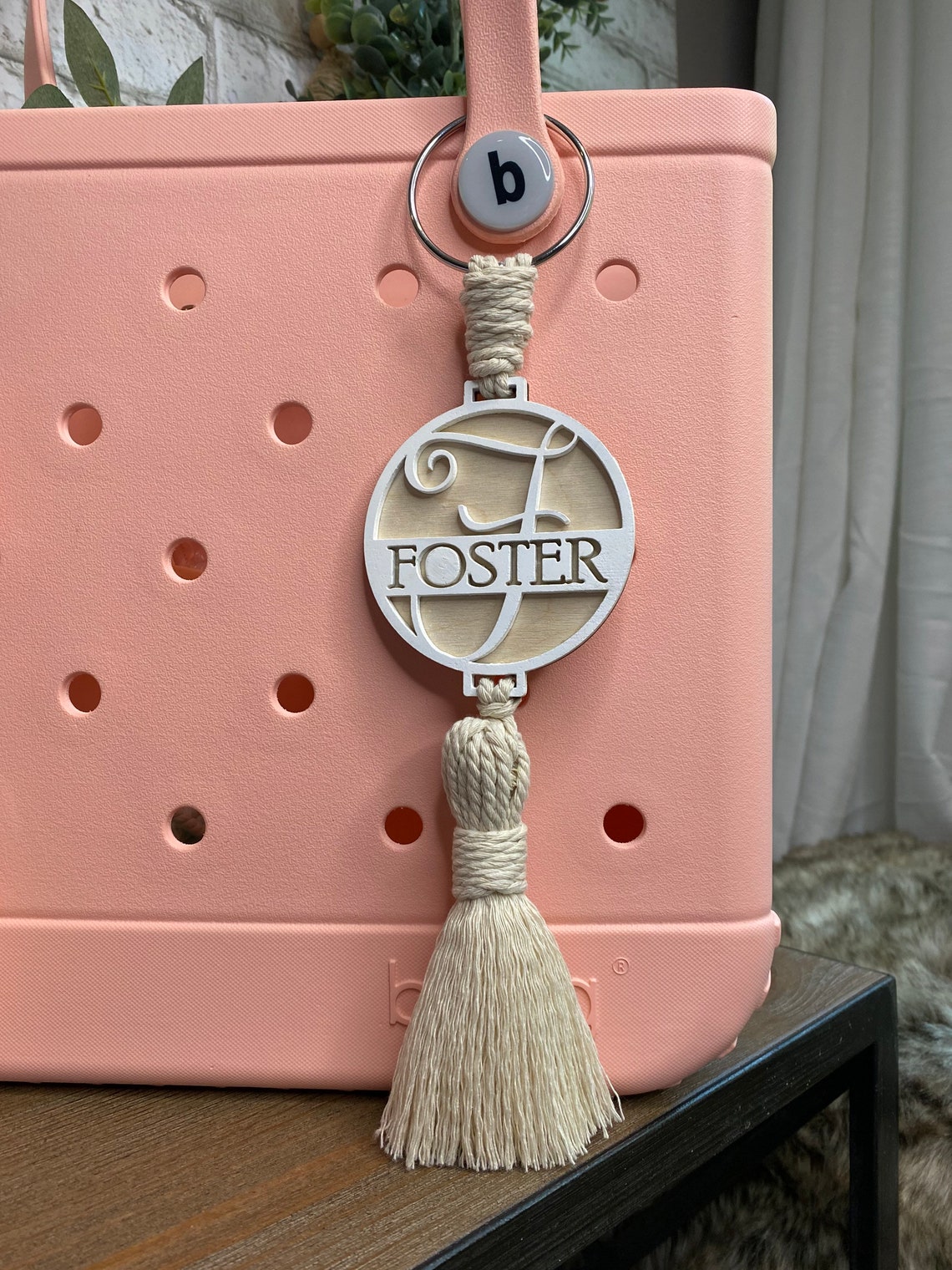 Bogg Bag Charm Name Disc Etsy