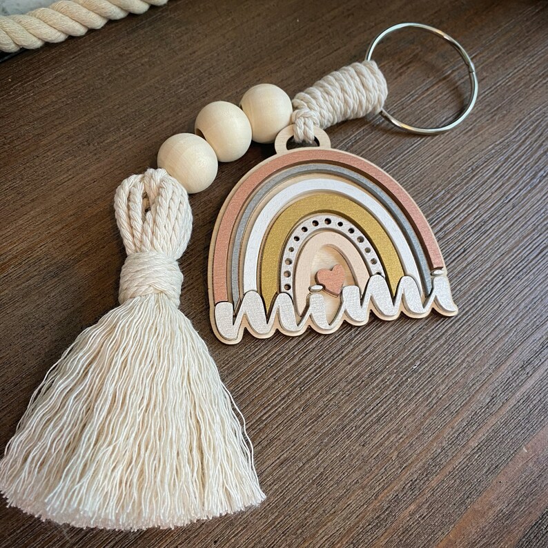 Bogg Bag Charm Boho Mimi Rainbow Etsy België