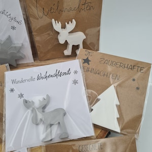 Mini-Weihnachtsgeschenke 3er Set Weihnachten einzeln verpackt Geschenk Mitgebsel Weihnachtsgrüße Bild 3