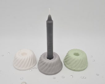 Kerzenhalter Baumkerzen Kerzenständer Guglhupf Pustekuchen Dekoration Tischdeko Geburtstag