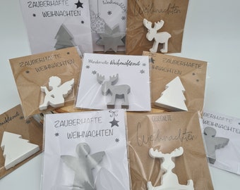 Mini-Weihnachtsgeschenke 3er Set Weihnachten einzeln verpackt Geschenk Mitgebsel Weihnachtsgrüße