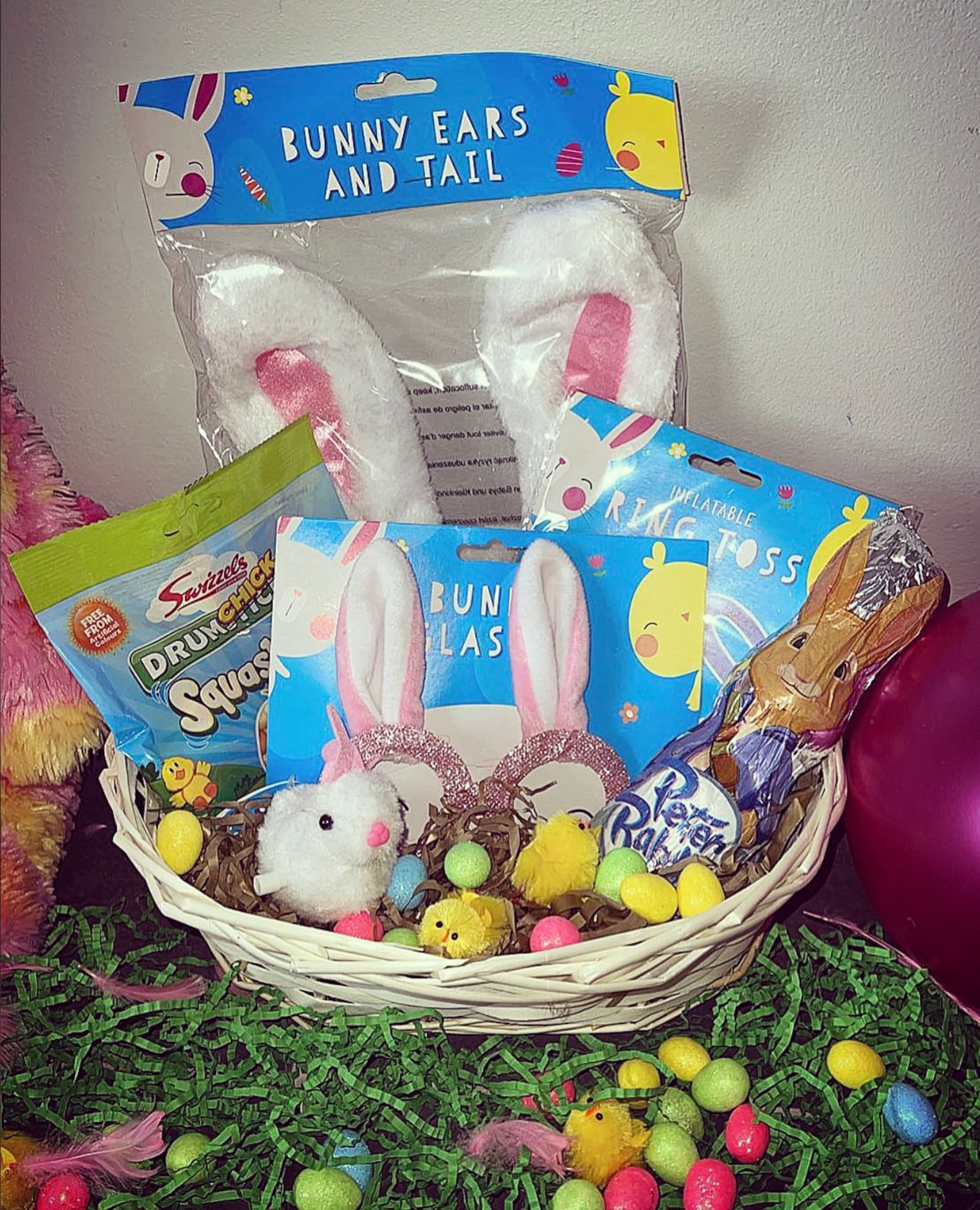 Easter hamper treats for kids chocolate toys games activities Etsy