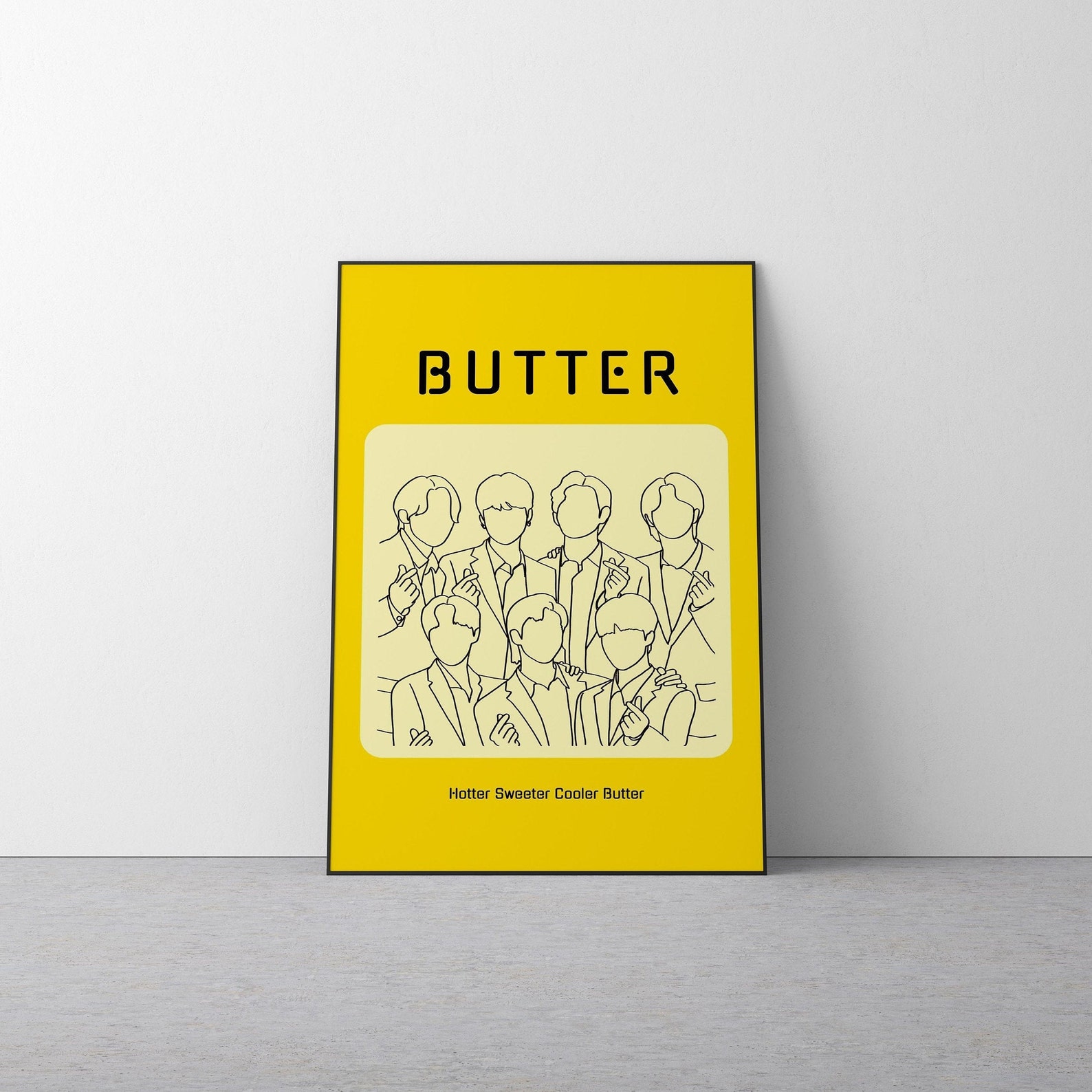 Printable BTS Poster Butter Poster Bts Group poster BTS Etsy