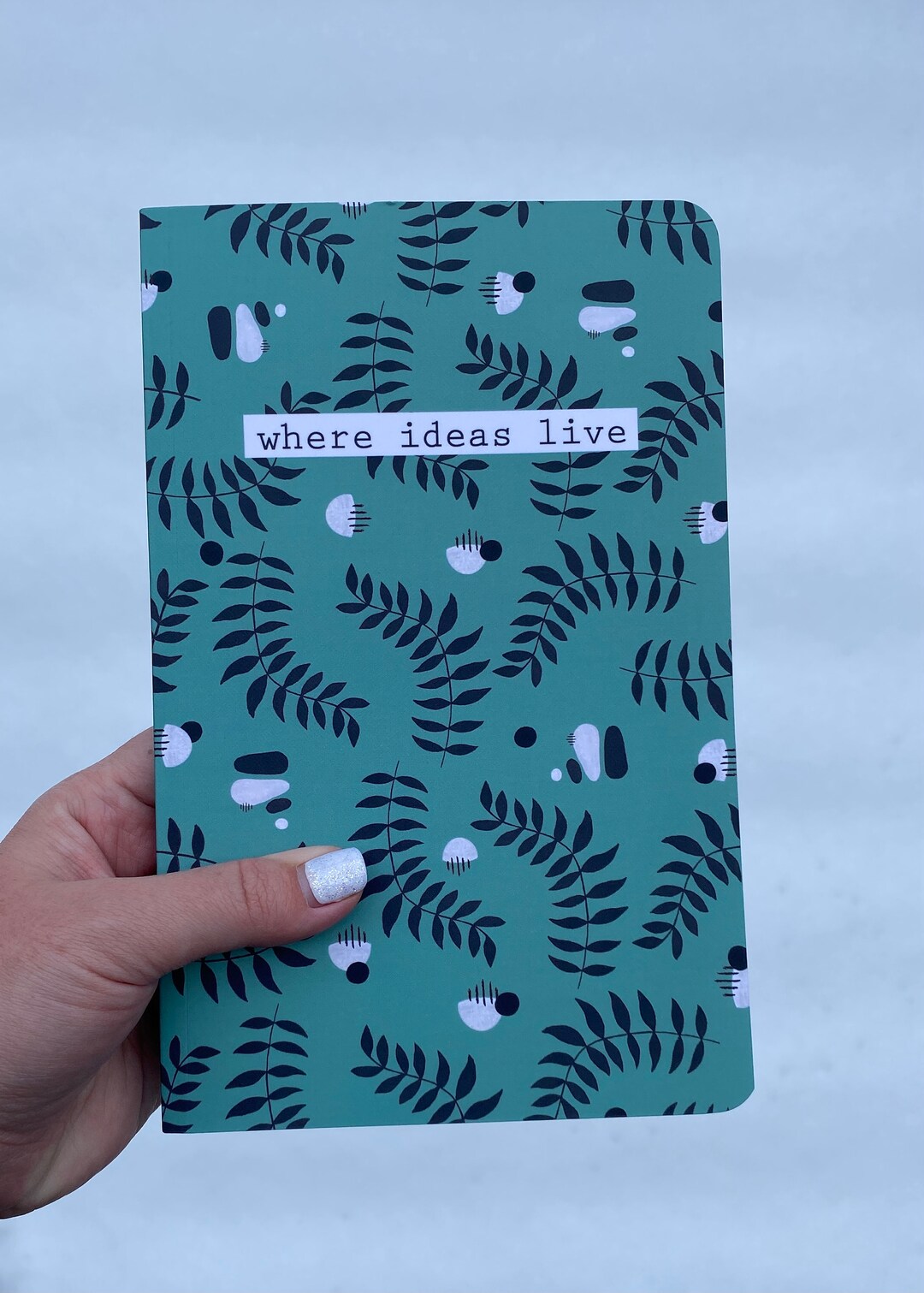 Softcover Journal Idea Notebook Original Design Modern Etsy