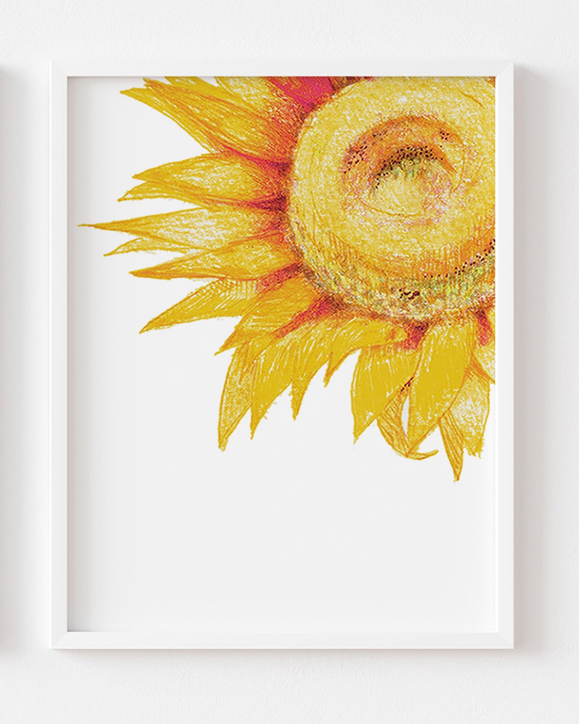 Set of 3 Sunflower Prints, Floral Art Print, Botanical Wall Art, Flower