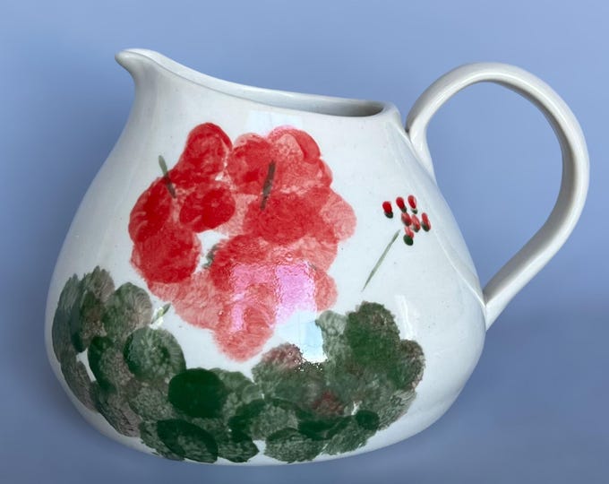 Geranium Pitcher