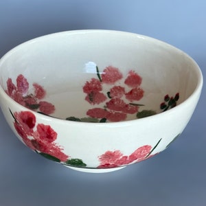 Geranium Casserole Dish/Serving Bowl