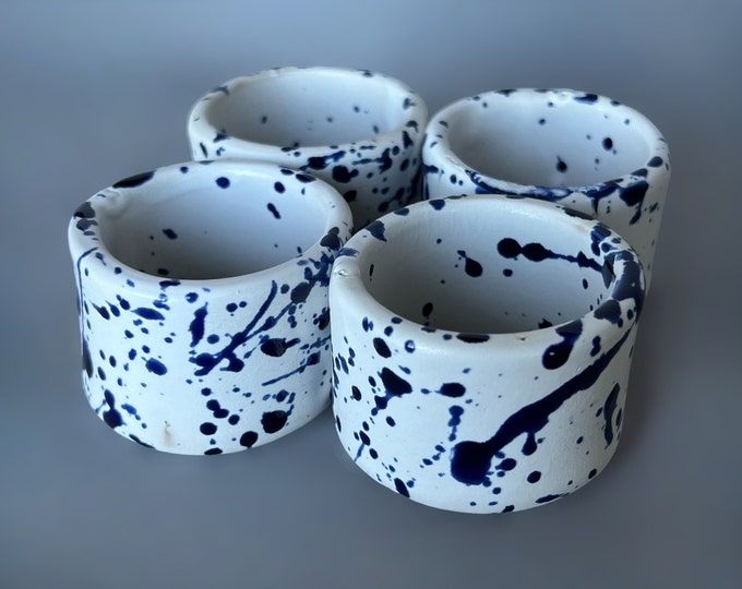 Splash Napkin Ring Set
