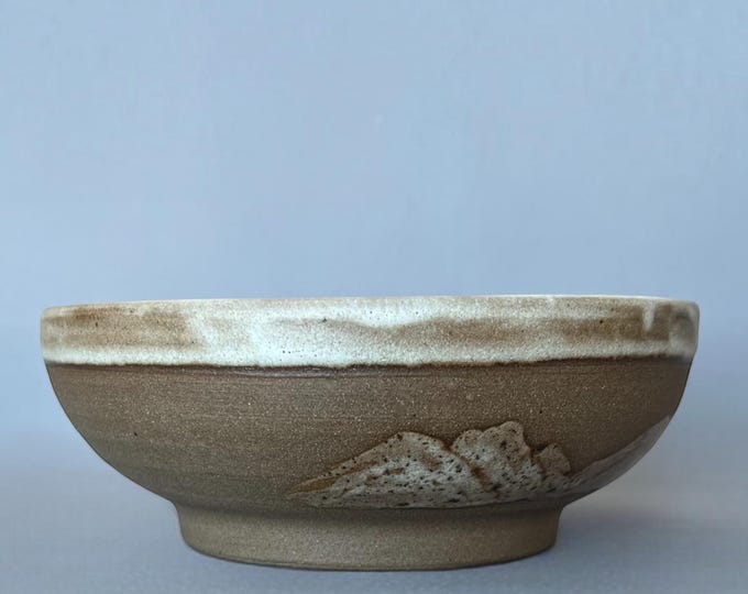 Mountain Chickadee Serving Bowl