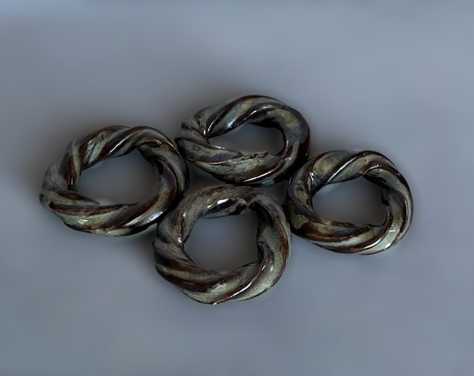 Twist Napkin Rings - Set of 4