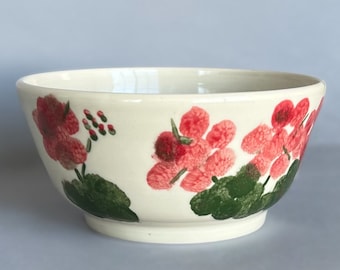 Geranium Casserole/Serving Dish