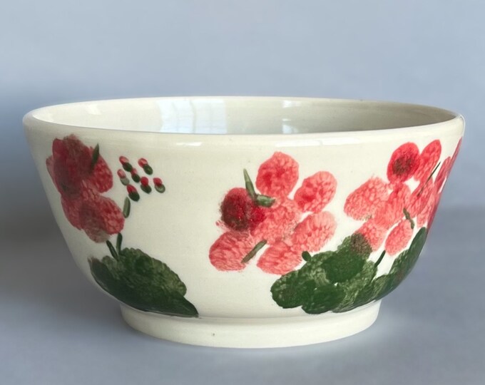 Geranium Casserole/Serving Dish