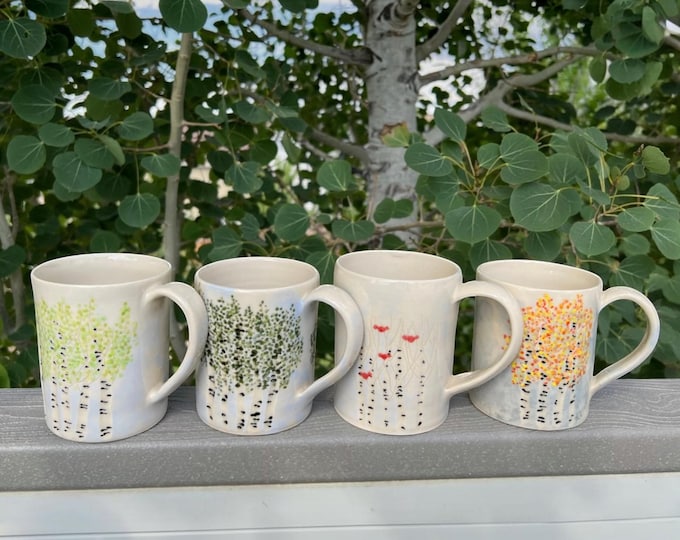 Aspen Seasons Mug Set - Set of 4
