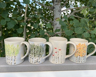 Aspen Seasons Mug Set - Set of 4