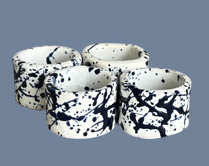 Splash Napkin Ring Set