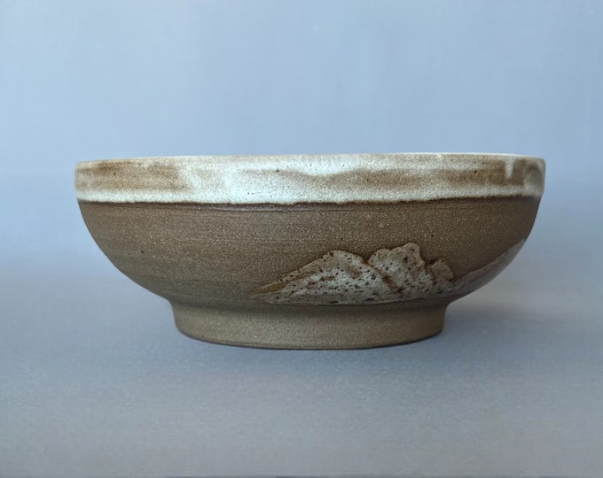 Mountain Chickadee Serving Bowl