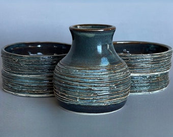 Telluride Oil Decanter and Dipping Plates