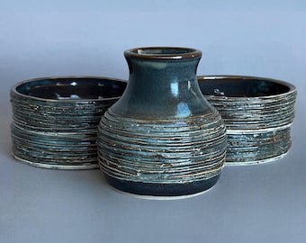 Telluride Oil Decanter and Dipping Plates