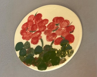 Geranium Coasters