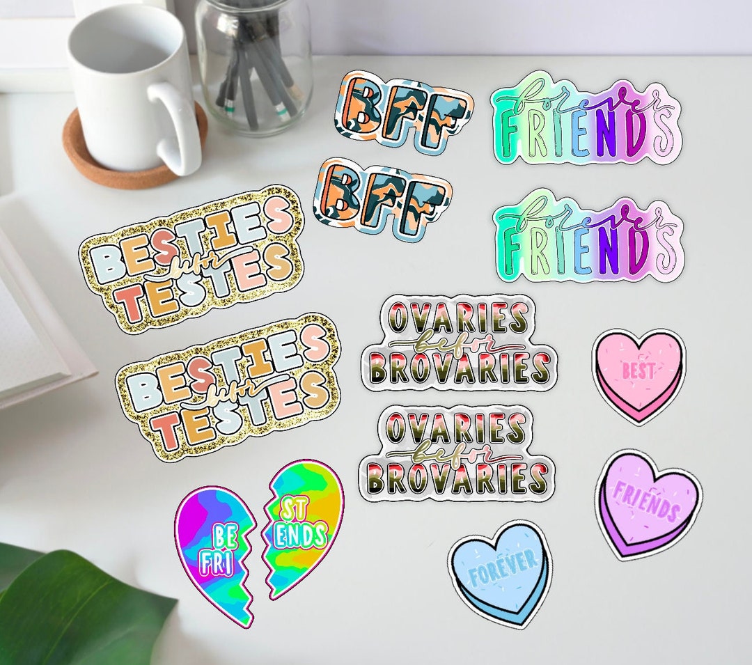 BFF Sticker Pack Digital Download - Etsy