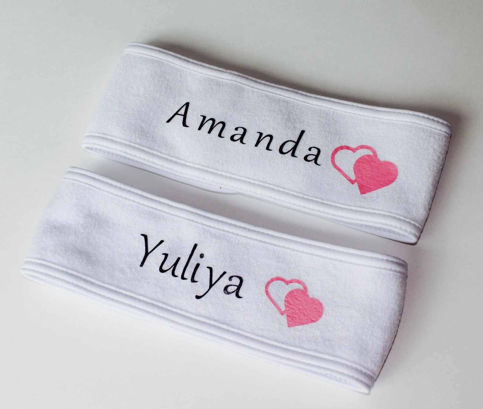 Personalized spa day headband Custom spa head wraps night Etsy